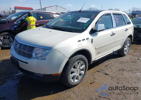 2008 Lincoln Mkx z USA, uszkodzony, nr VIN 2LMDU68C98BJ36354